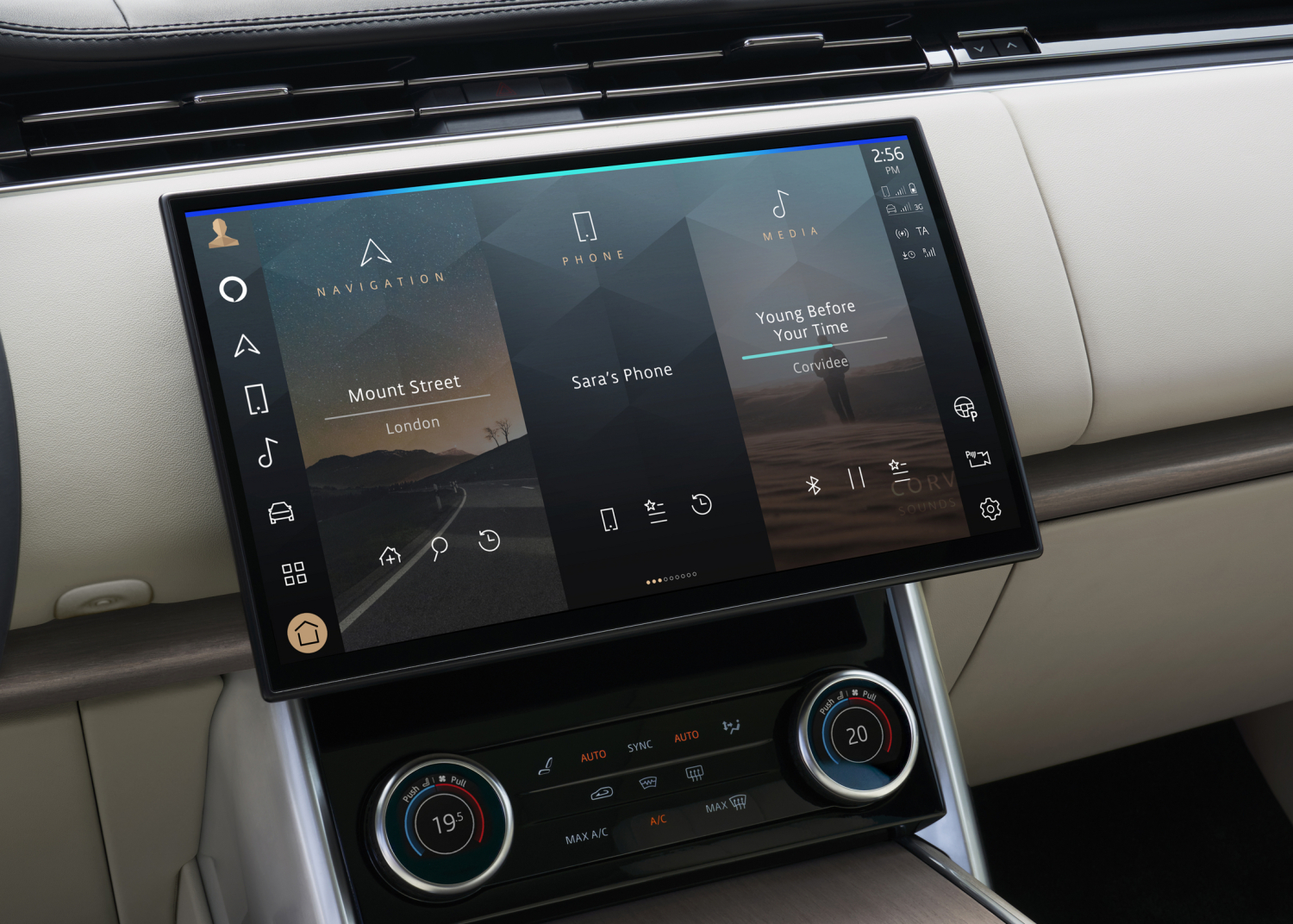 JLR Memory — In-car Discovery Experience