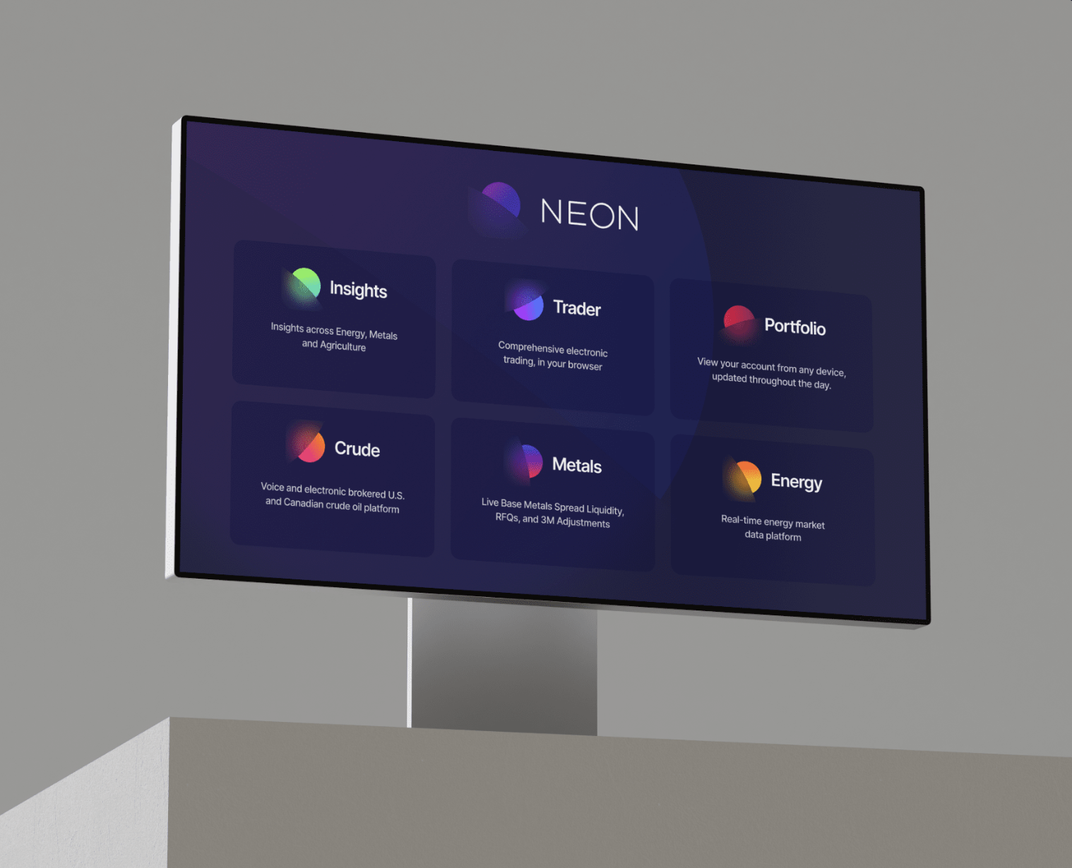 Marex Neon platform — desktop application suite