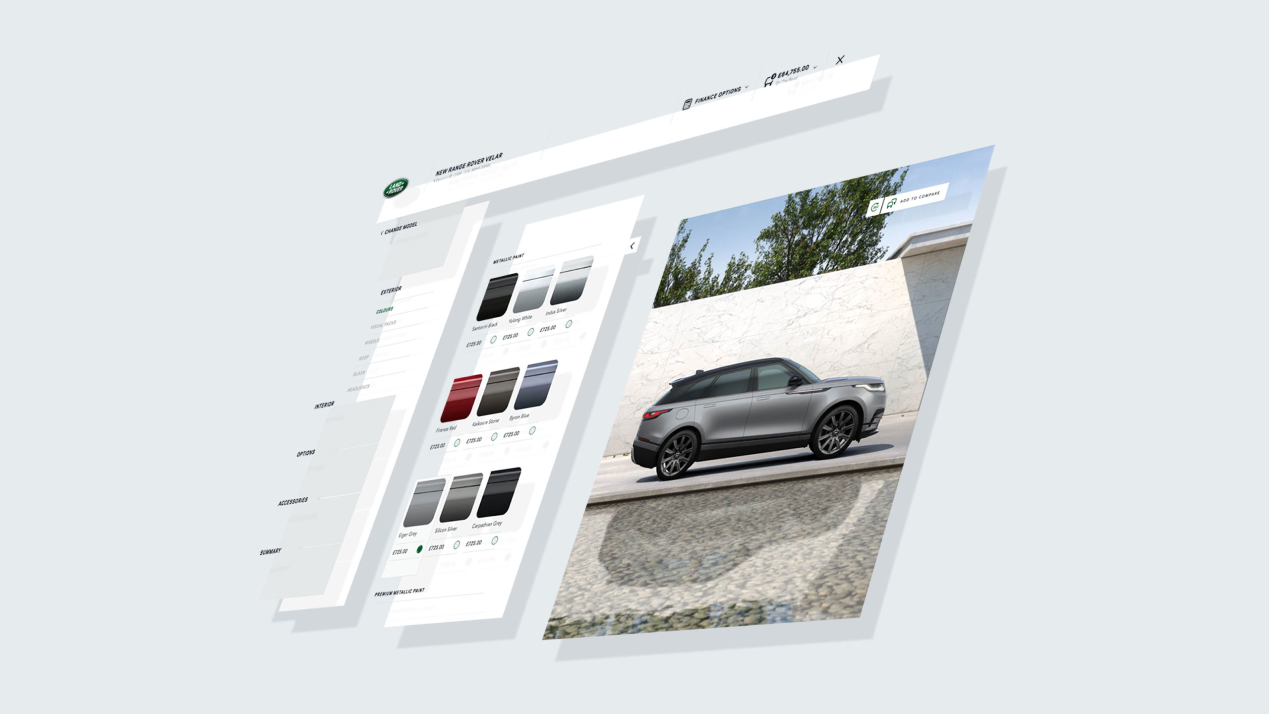 JLR Vehicle Configurator — UX Architecture